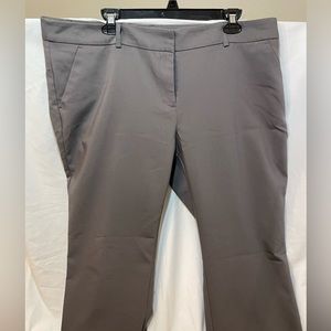 Apt 9, grey dress pants, Flat front, size 17, BNWT